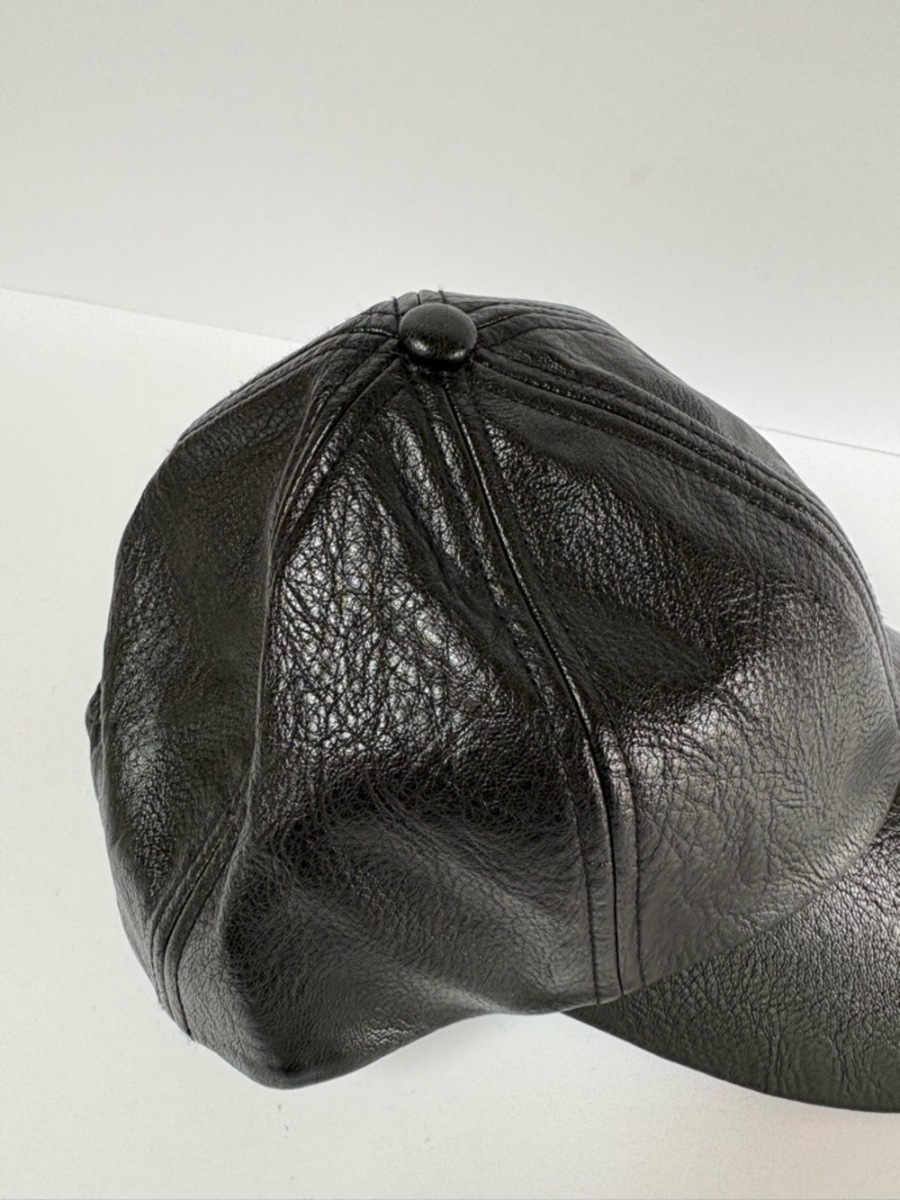 NWT Wyeth Hailey Faux Leather Baseball Cap - Picture 8 of 12